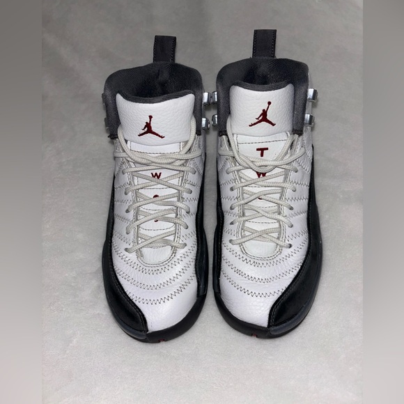 jordan 12 white dark grey